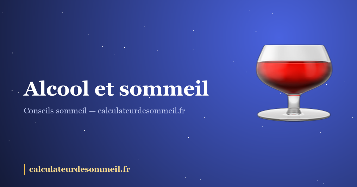 Alcool et sommeil : le somnifère qui vole ce qu'il promet : illustration